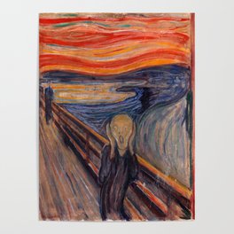 Edvard Munch - The Scream Poster