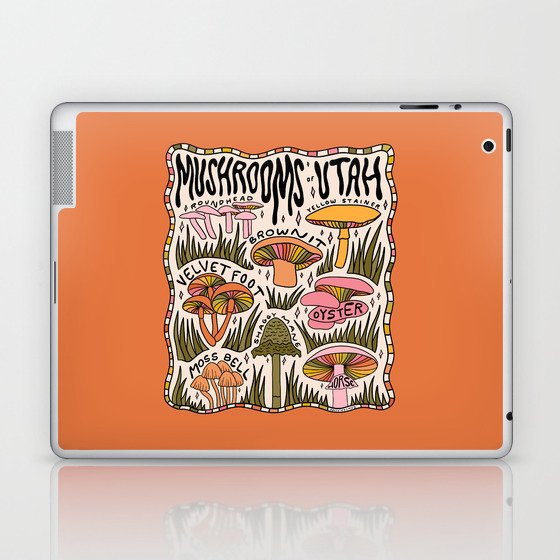 Mushrooms of Utah Laptop & iPad Skin