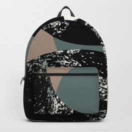Neutral Abstract Shapes with Structure Backpack