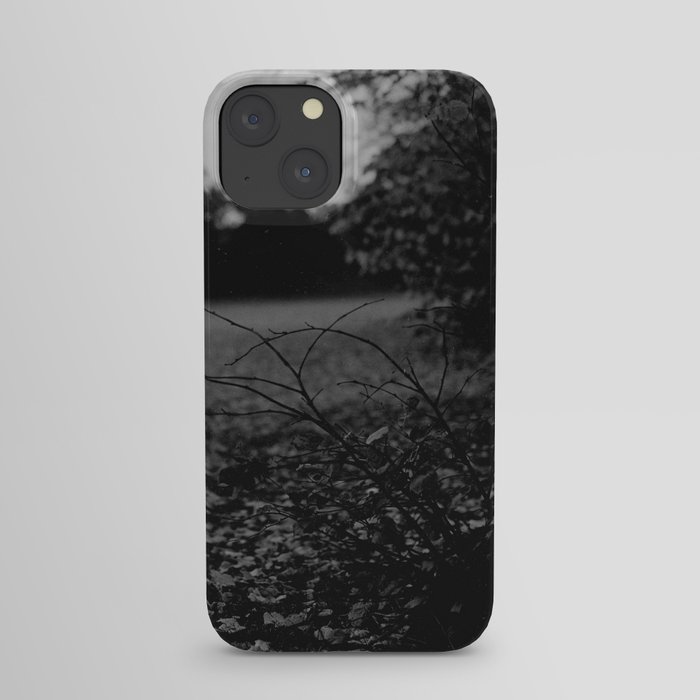 AUTUMN TREE - BLACK & WHITE iPhone Case