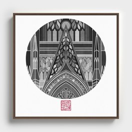 1035_the Abbey-SW B Framed Canvas