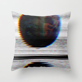 Fault Lines. Planet. Throw Pillow