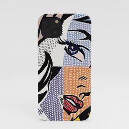 Lichtenstein's Girl iPhone Case