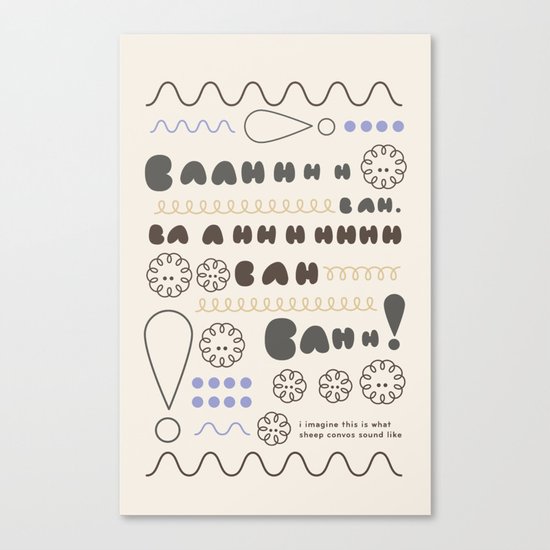 Chop Talks Canvas Print