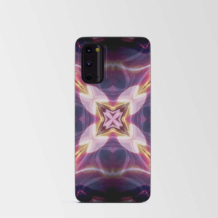 Art of kaleidoscope effect - Abstract background design / creative wallpaper pattern Android Card Case