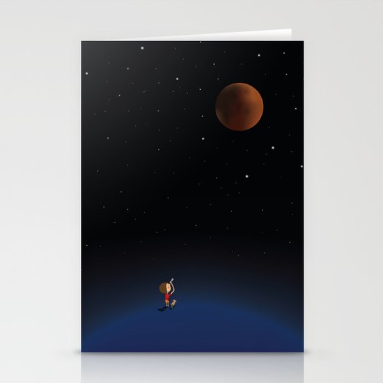 The Red Moon Stationery Cards