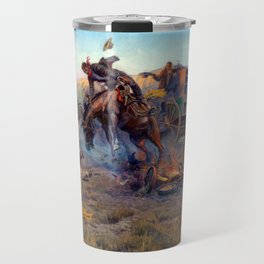 The Camp Cook's Troubles, 1912 by Charles Marion Russell Travel Mug