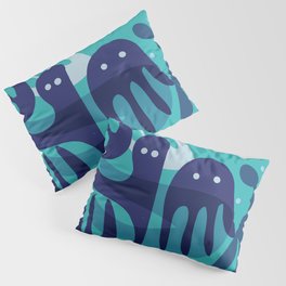 Underwater Joyful Creatures illustration  Pillow Sham