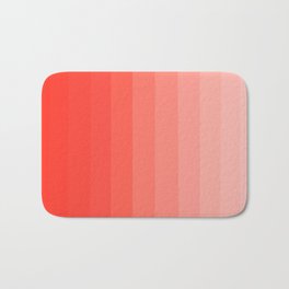 Shades of Living Coral From Hot Tomato Coral to Pale Blush Badematte