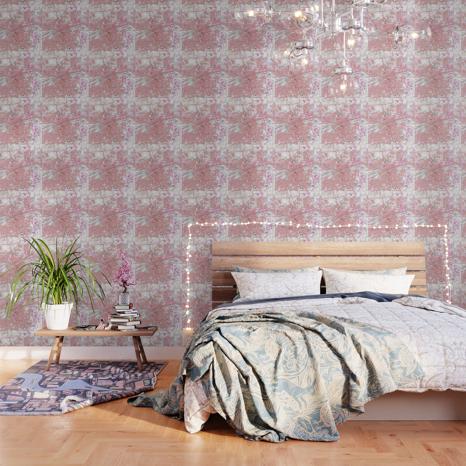 Vintage Map Of Reno Nevada 1967 Wallpaper By Bravuramedia Society6