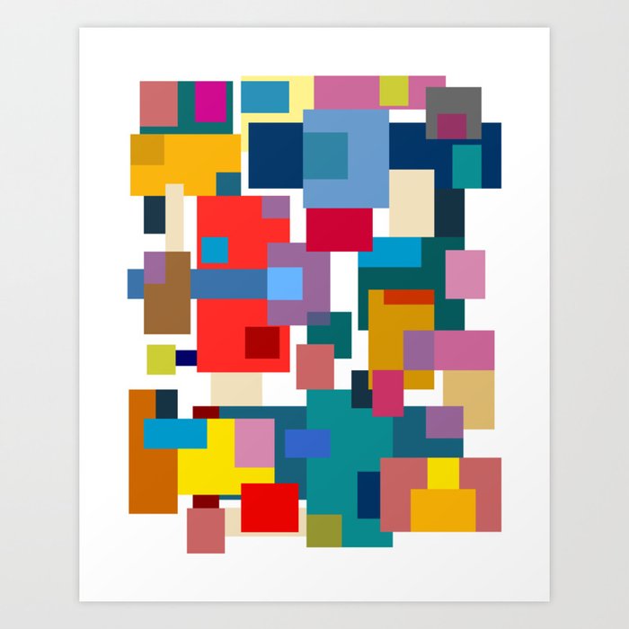 Color Blocks #6 Art Print