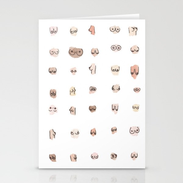 boobs Stationery Cards