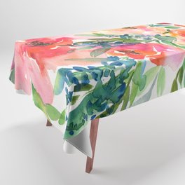 bouquet of huge peonies Tablecloth