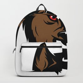 Abstract Wolf Illustration Backpack