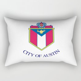 Flag of Austin Rectangular Pillow