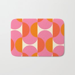 Capsule Sixties Badematte | 60S, Colorful, Orange, Geometric, Modern, Abstract, Pattern, Digital, Graphicdesign, Sixties 