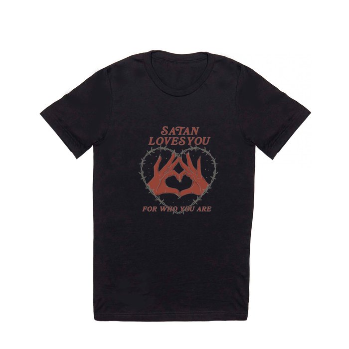 Satan Loves You T Shirt