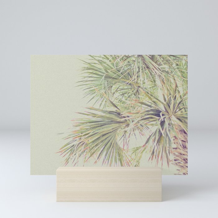 Green Palm Mini Art Print