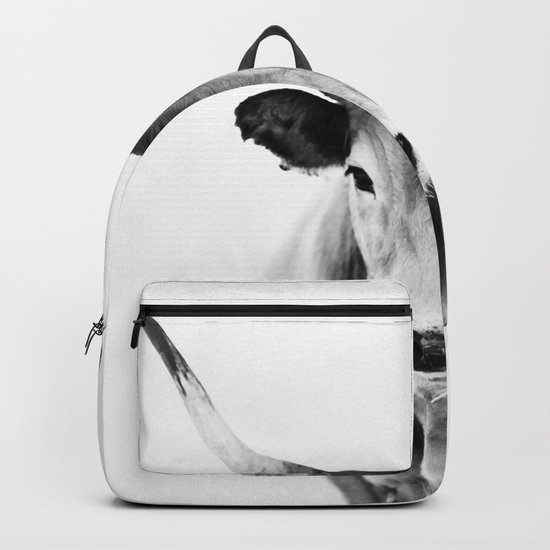 Honey - black and white Backpack