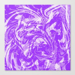 Purple Wavy Grunge Canvas Print