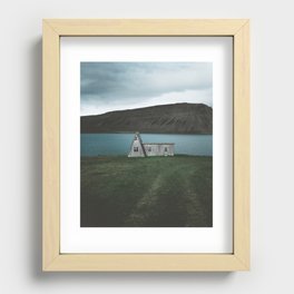 Abandoned cabin in the westfjords Recessed Framed Print