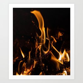 The song of fire Art Print