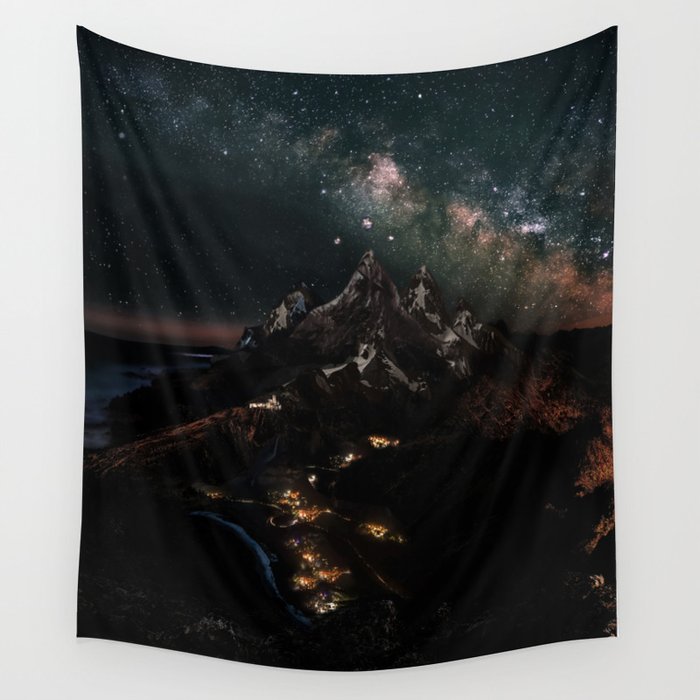 Velaris, City of Starlight, Night Court, A Court of Thorns and Roses Wall Tapestry