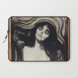 Madonna (1895–1896) Reproduction High Resolution Espressionist Edvard Munch  Laptop Sleeve