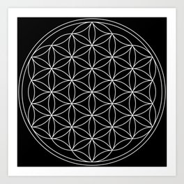 Flower of Life : Sacred Geometry Art Print