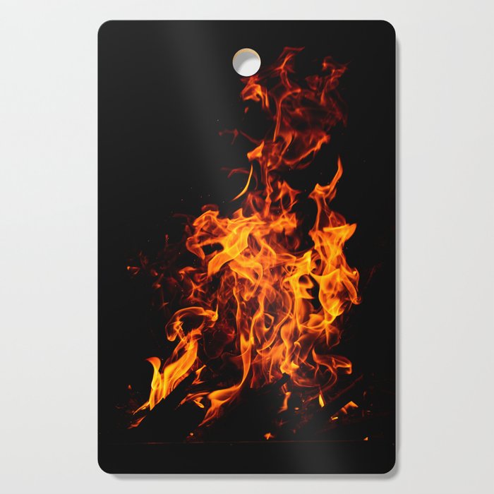 Flame of campfire Cutting Board