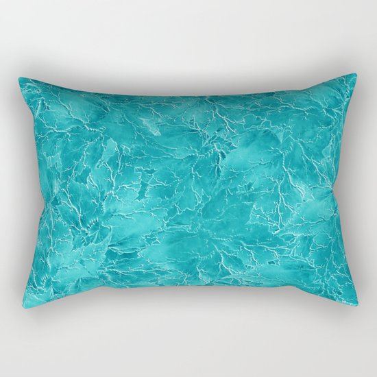 Frozen Leaves 21 Rectangular Pillow