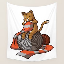 Purr Wall Tapestries Society6