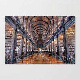 The Long Room at Trinity College Canvas Print