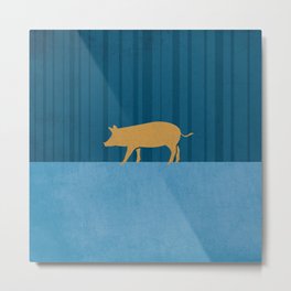 Tamworth Pig Print Metal Print