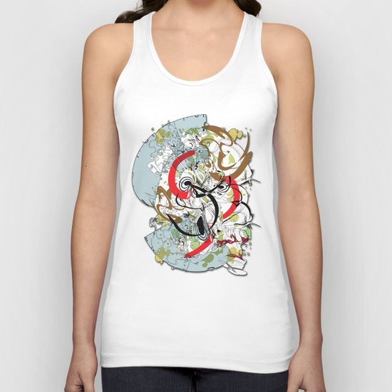 abstract Unisex Tank Top