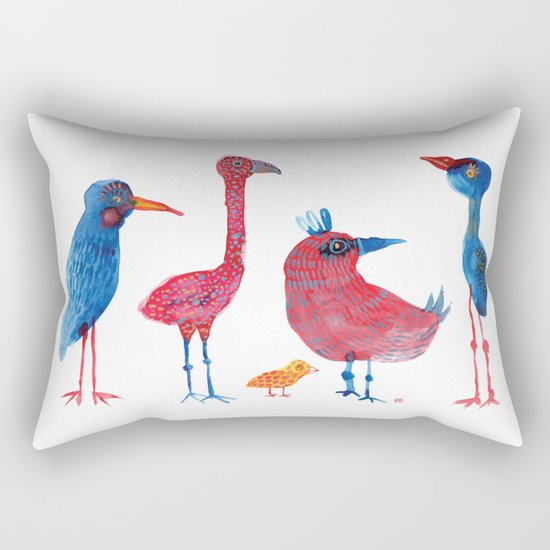 Tiny Yellow Fellow Rectangular Pillow