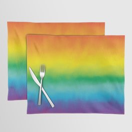 Watercolor Rainbow Placemat
