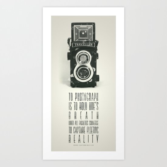 To photograph... Art Print