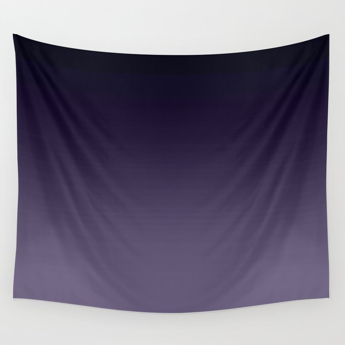 Ombre Ultra Violet Dark Purple Wall Tapestry