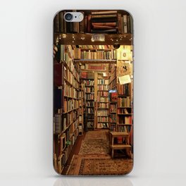 Warm & cozy bookshop in Scotland iPhone Skin