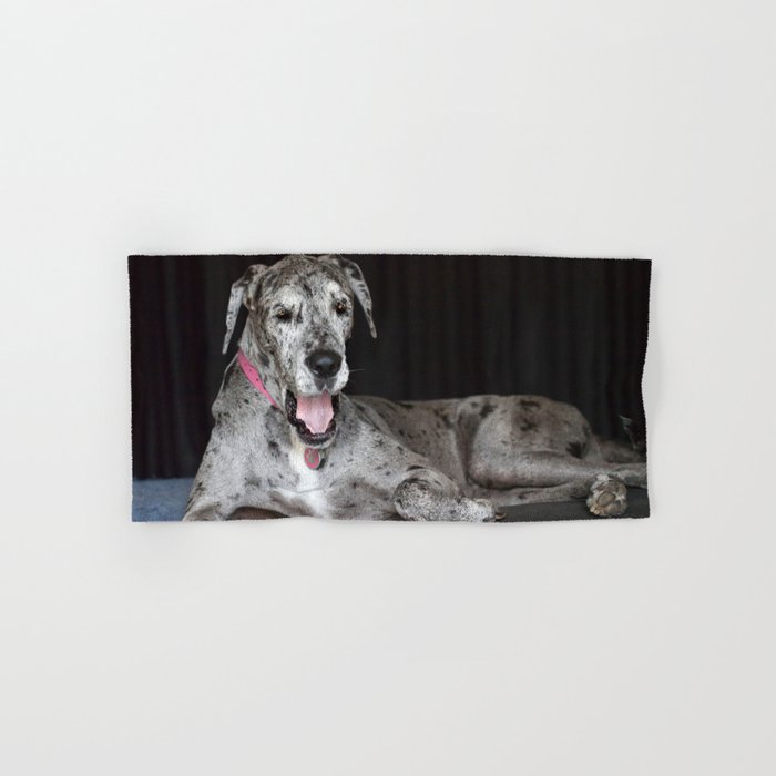 Happy Great Dane Hand & Bath Towel