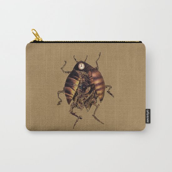 Clock Beetle Carry-All Pouch