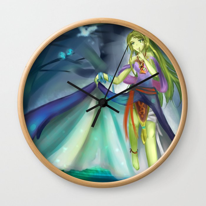 Forest of Spirits Wall Clock