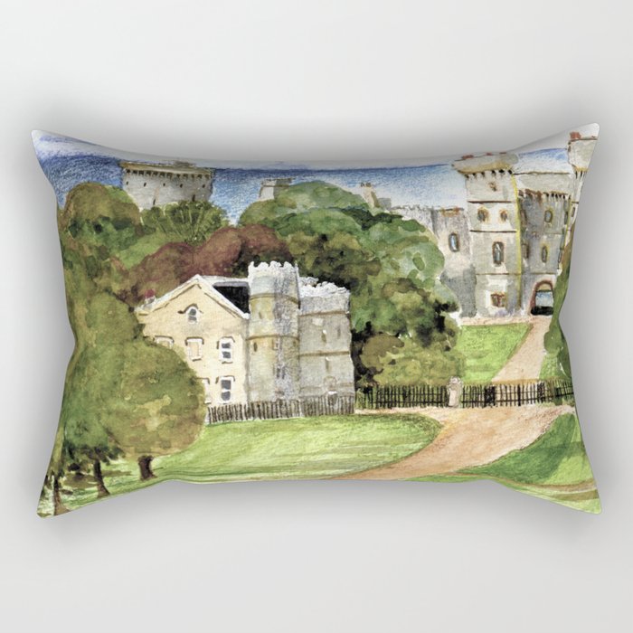 Windsor Castle Rectangular Pillow