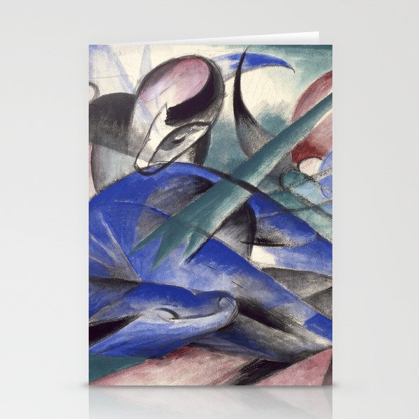 "The Dreaming Horses" by Franz Marc, 1913 Stationery Cards