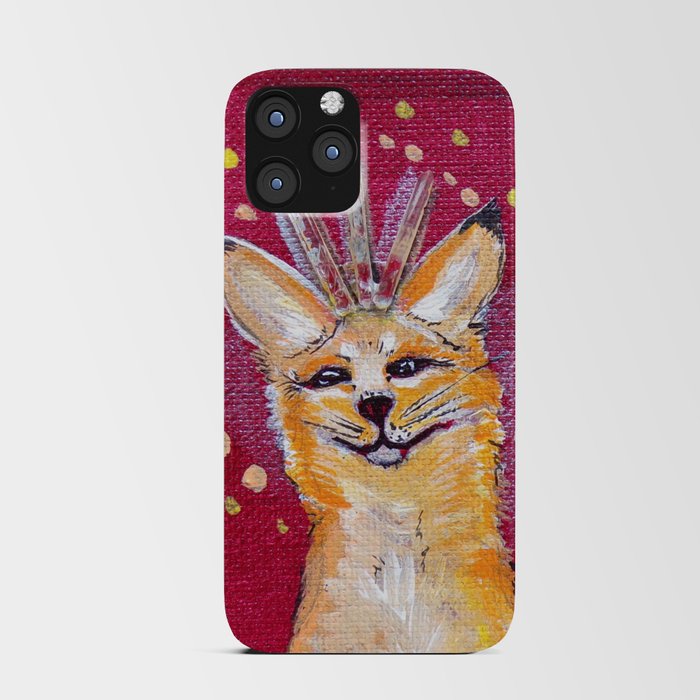 Fox King iPhone Card Case
