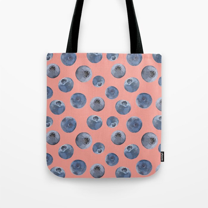 Onset Intend Amphibious Blueberry Tote Bag by Marta Olga Klara | Society6