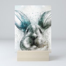 Agile Rabbit Bunnies Easter Day Mini Art Print