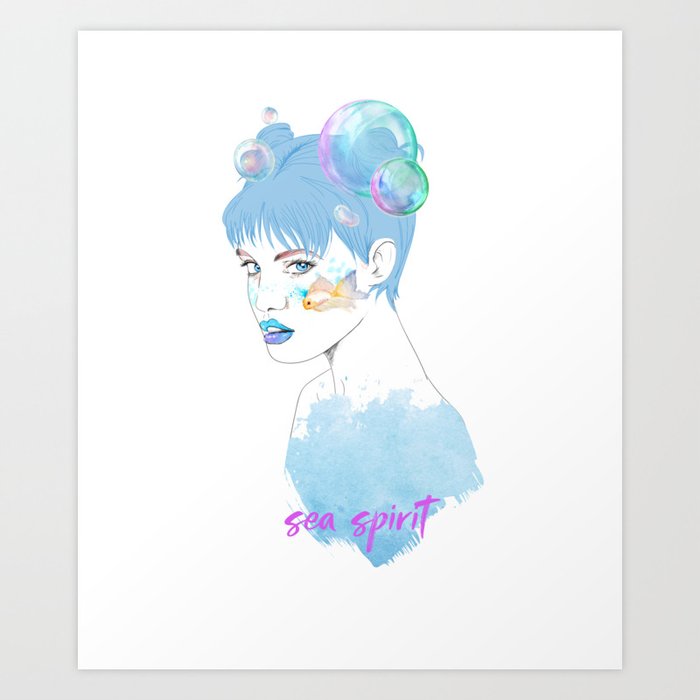 sea spirit Art Print