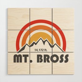 Mt. Bross Colorado Wood Wall Art